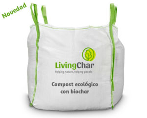 Compost ecológico con biochar